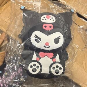 Cute Character Kids Wallet - Black and Pink